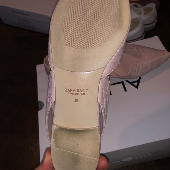 Zara Slingback Pink flats - Picture 2 of 4